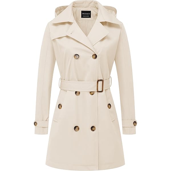 ジャケット・アウター MAXI-LENGTH DOUBLE BREASTED COAT Runcati Mens Full Length Trench Coat Notched Lapel Long